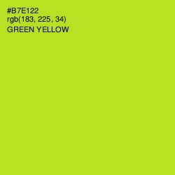 #B7E122 - Green Yellow Color Image